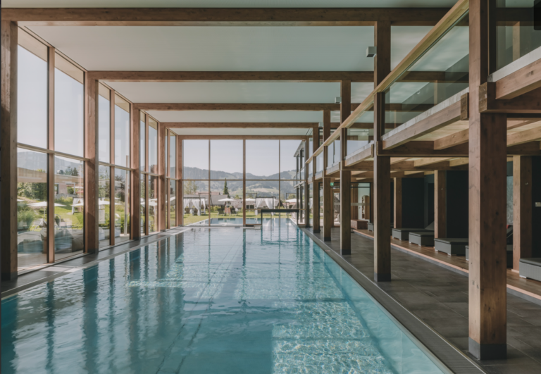 Basenfasten in Oberstaufen mit Nutzung des Pools in der Rosenalp